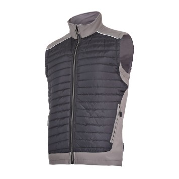 GILET REMBOURRÉ, NOIR-KAKI, "XL", CE, LAHTI