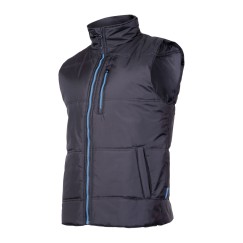 GILET REMBOURRÉ, NOIR-BLEU, "2XL", CE, LAHTI