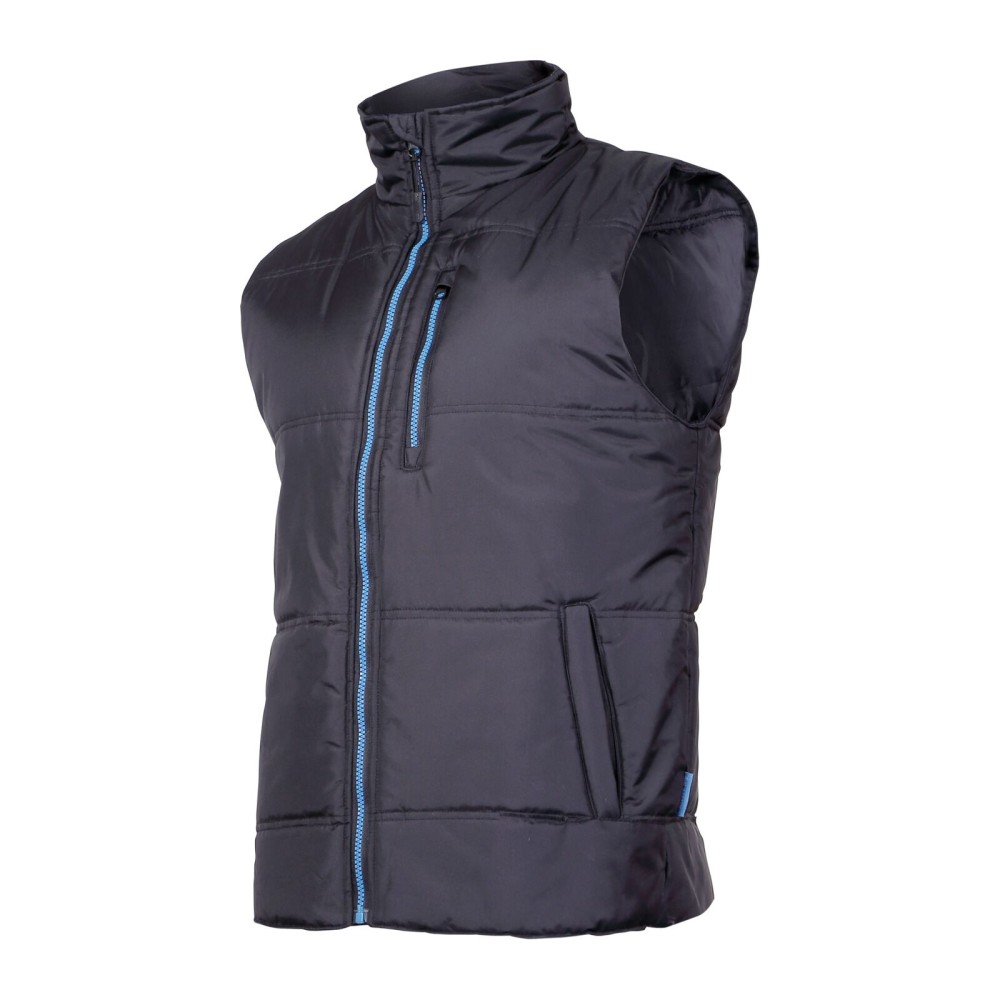 GILET REMBOURRÉ, NOIR-BLEU, "M", CE, LAHTI