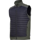 GILET REMBOURRÉ, NOIR-VERT, "2XL", CE, LAHTI