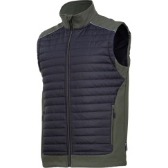 GILET REMBOURRÉ, NOIR-VERT, "XL", CE, LAHTI