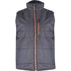 GILET REMBOURRÉ, GRIS-ORANGE, "2XL", CE, LAHTI