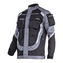 Veste avec reflet . RAYURES, NOIR-GRIS, \"3XL\", CE, LAHTI