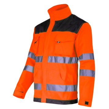 Veste Haute visibilité   NOIR-ORANGE, \"2XL\", CE, LAHTI