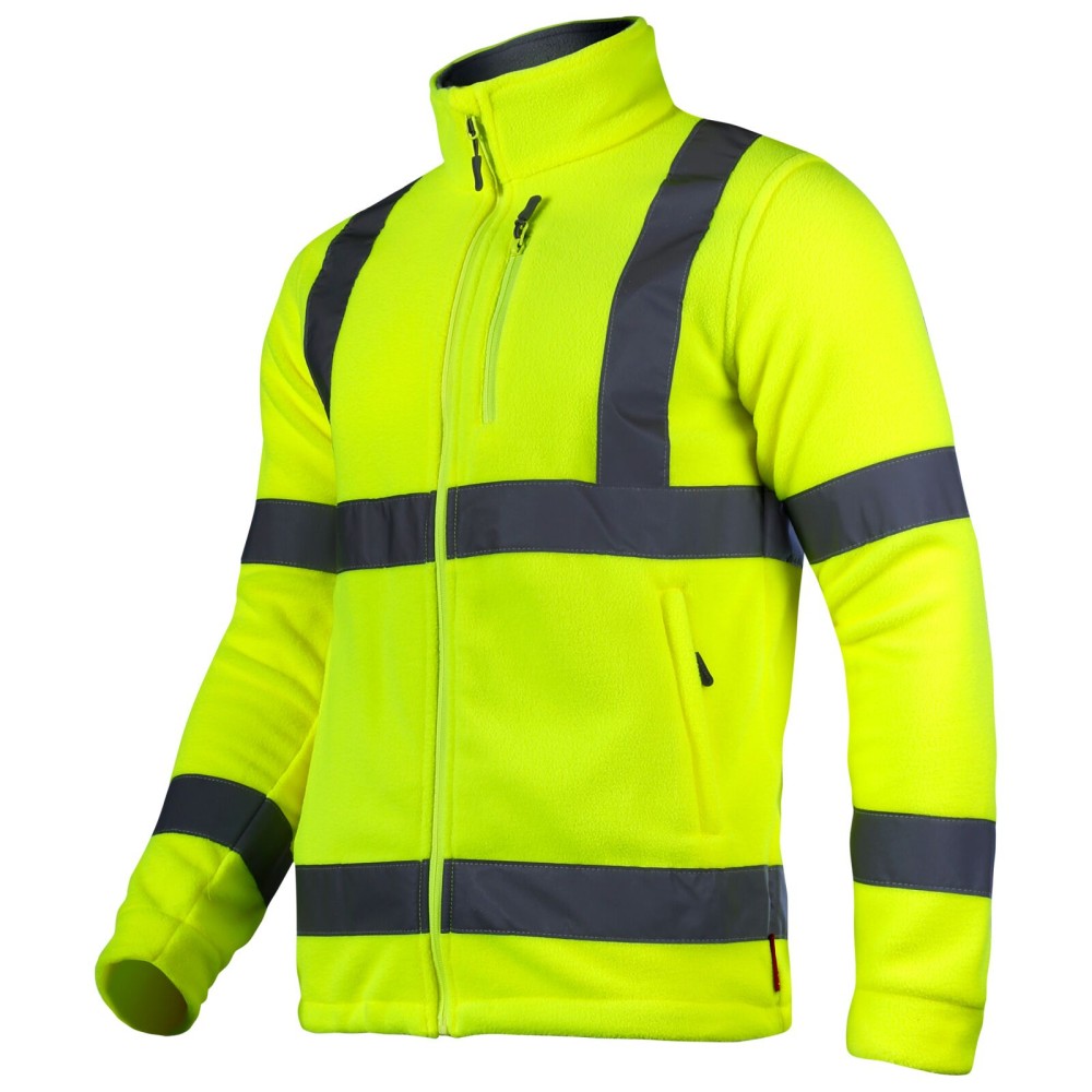 VESTE POLAIRE HAUTE VISIBILITÉ JAUNE, "3XL", CE, LAHTI