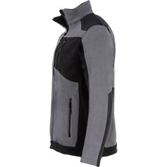 VESTE POLAIRE AVEC RENFORT, GRIS-NOIR, "2XL" CE,LAHTI