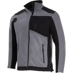 VESTE POLAIRE AVEC RENFORT, GRIS-NOIR, "2XL" CE,LAHTI