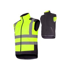 GILET D'AVERTISSEMENT RÉVERSIBLE, JAUNE, "2XL", CE, LAHTI