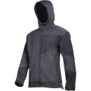 VESTE SHERPA NOIR-GRIS, "2XL", CE, LAHTI