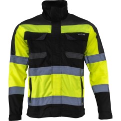 HAUTE VIS. VESTE NOIR-JAUNE, "3XL", CE, LAHTI