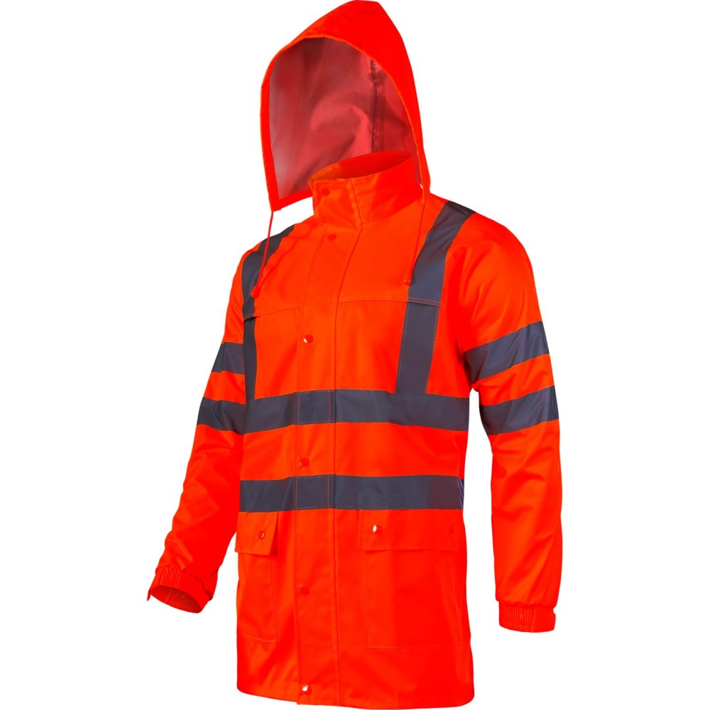 Veste imperméable  HAUTE VISIBILITÉ, ORANGE, \"L\", CE, LAHTI