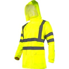 Veste imperméable  HAUTE VISIBILITÉ, JAUNE, \"2XL\", CE, LAHTI