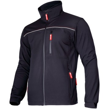 VESTE SOFTSHELL, NOIR, TAILLE 2XL, CE, LATHI