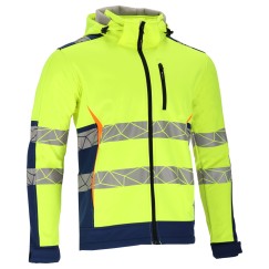 Veste haute visibilité  JAUNE-BLEU, "2XL", CE, LAHTI