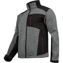 VESTE PULL DOUX. INSERTS, GRIS-NOIR, "2XL", CE, LAHTI