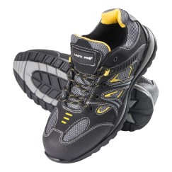 CHAUSSURES, NUBUCK/MESH, NOIR-JAUNE, S1P SRA, "39", CE, LAHTI