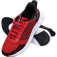 CHAUSSURES, TRICOT, 3D, ROUGE-NOIR, "46", LAHTI