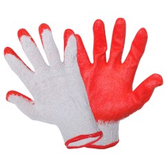 GANTS LATEX ROUGE L210609P, 12 PAIRES, "9", CE, LAHTI