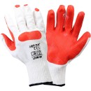 GANTS LATEX ROUGE-BLANC L210910P, 12 PAIRES, "10", CE, LAHTI