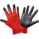 GANTS NITRILE ROUGE-NOIR L221207P, CARTE, "7", CE, LAHTI