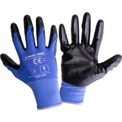 GANTS NITRILE MARINE-NOIR L222107P, 12PAIRES, "7", CE, LAHTI