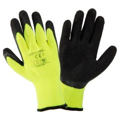 GANTS HIVER NOIR-JAUNE L250410P, CARTE, "10", CE, LAHTI