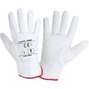 GANTS HIVER CHÈVRE BLANC L251409P, CARTE, "9", CE, LAHTI