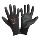 GANTS PU NOIR L230507P, 12 PAIRES, "7", CE, LAHTI