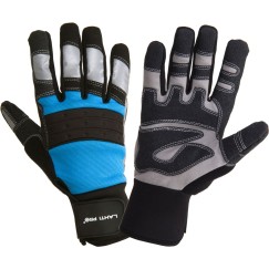 GANTS MECH. NOIR-BLEU L280707P, CARTE, "7", CE, LAHTI