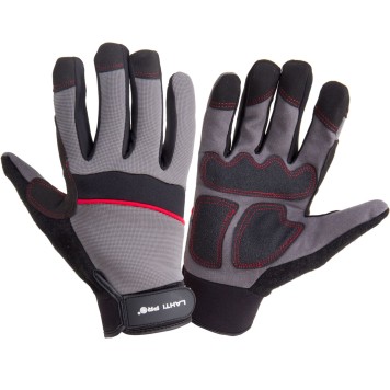 GANTS MECH. NOIR-GRIS L280907P, CARTE, "7", CE, LAHTI