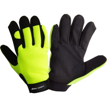 GANTS MECH. NOIR-JAUNE L280310P, CARTE, "10", CE, LAHTI