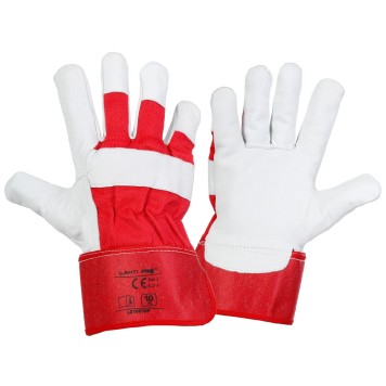 GANTS CUIR DE CHÈVRE ROUGE L270910P, CARTE, "10", CE, LAHTI