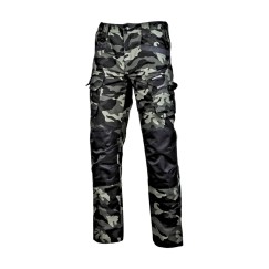 Pantalon de travailS, COMBATS, CAMOUFLAGE VERT, RENFORTS, \\\"L\\\", CE,LAHTI