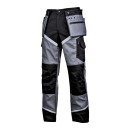 Pantalon de travail AVEC REFL. RAYURES, NOIR-GRIS, \\\"3XL\\\", CE, LAHTI