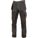 Pantalon de travail JEANS, NOIR, AVEC RENFORTS, \\\"XL\\\", CE, LAHTI