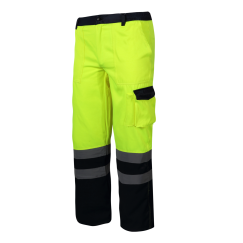 pantalon de travail haute visibilité JAUNE, \\\\\\\"2XL\\\\\\\", CE, LAHTI