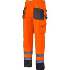 pantalon de travail haute visibilité NOIR-ORANGE, \\\\\\\"2XL\\\\\\\", CE, LAHTI