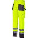 pantalon de travail haute visibilité NOIR-JAUNE, \\\\\\\"2XL\\\\\\\", CE, LAHTI