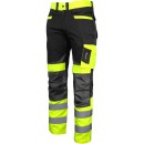 pantalon de travail haute visibilité NOIR-JAUNE, \\\\\\\"2XL\\\\\\\", CE, LAHTI