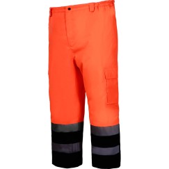 Pantalon de travail REMBOURRÉ HAUTE VISIBILITÉ, ORANGE, \\\"2XL\\\", CE, LAHTI