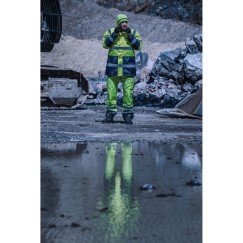 Pantalon de travail REMBOURRÉ HAUTE VISIBILITÉ, JAUNE, \\\"3XL\\\", CE, LAHTI