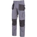 Pantalon de travail GRIS-NOIR, \\\"XL (56)\\\", CE, LAHTI