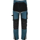 Pantalon de travail TURQUOISE-NOIR AVEC INSERTS STRETCH, \\\"3XL\\\", CE, LAHTI