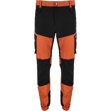 Pantalon de travailavec poches  BRIQUE ROUGE-NOIR, \\\\\\\"3XL\\\\\\\", CE,LAHTI