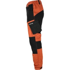 Pantalon de travailavec poches  BRIQUE ROUGE-NOIR, \\\\\\\"3XL\\\\\\\", CE,LAHTI