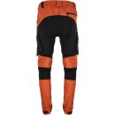 Pantalon de travailavec poches  BRIQUE ROUGE-NOIR, \\\\\\\"L\\\\\\\", CE, LAHTI