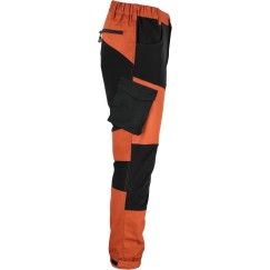 Pantalon de travailavec poches  BRIQUE ROUGE-NOIR, \\\\\\\"L\\\\\\\", CE, LAHTI