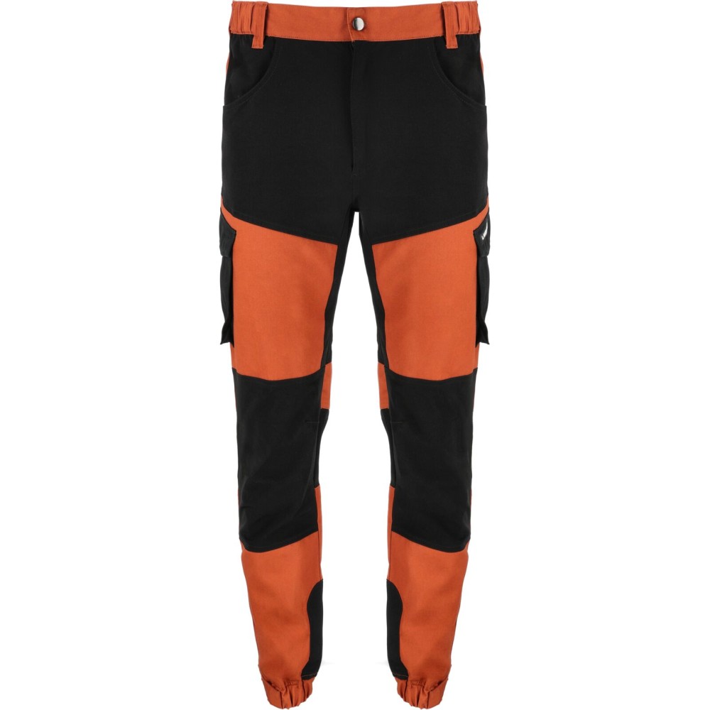 Pantalon de travailavec poches  BRIQUE ROUGE-NOIR, \\\\\\\"M\\\\\\\", CE, LAHTI