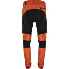 Pantalon de travailavec poches  BRIQUE ROUGE-NOIR, \\\\\\\"M\\\\\\\", CE, LAHTI