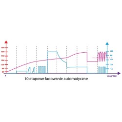 Prostownik MIKROPROCESOROWY Akumulatorowy 6V / 12V PM-PM-10M